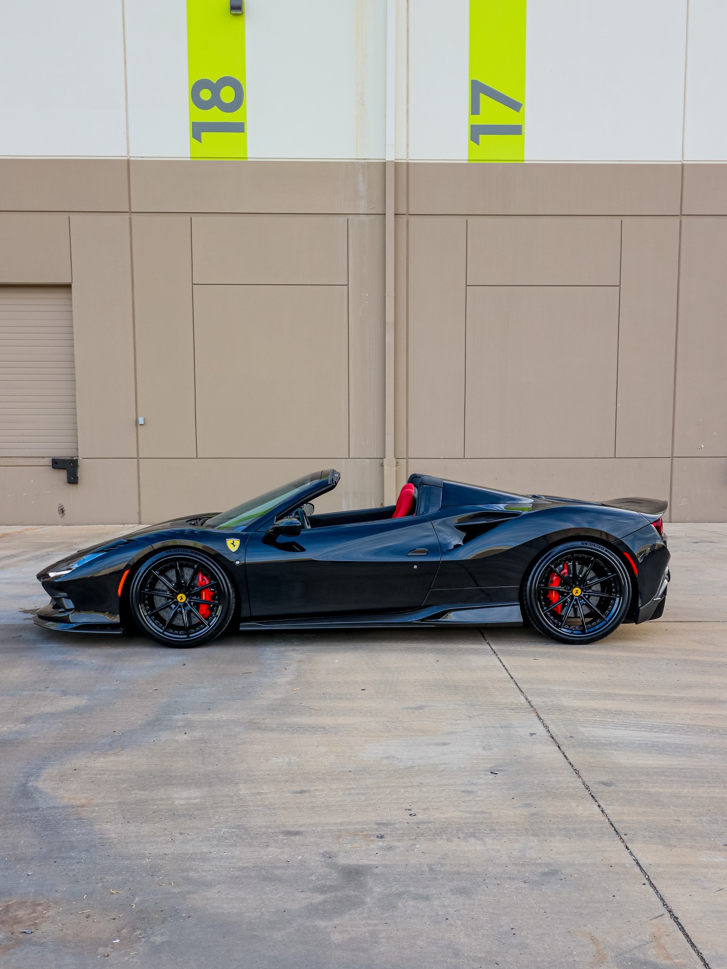 Ferrari F8 Spider with carbon aero and forged wheels