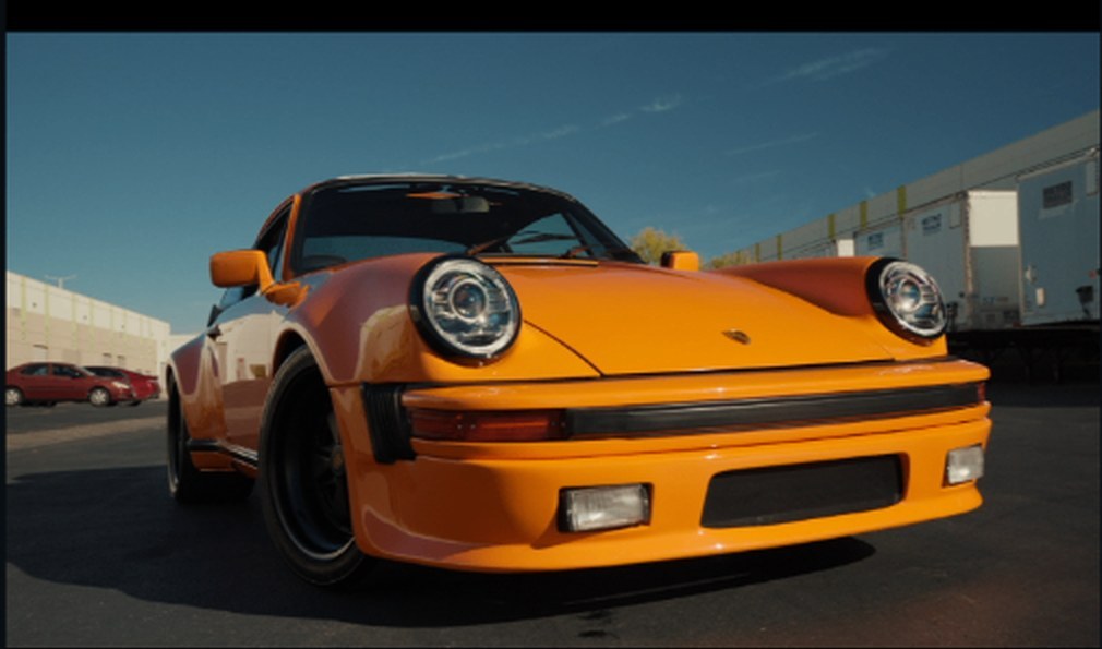 Porsche 930 Turbo S restomod after body work and refinishing at Lusso