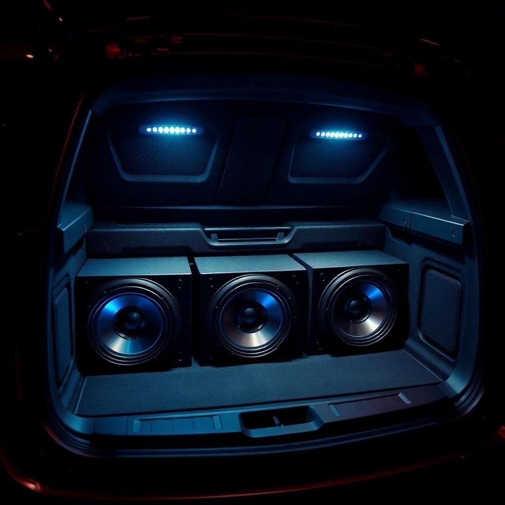 Custom car audio system installed at Lusso Auto Design